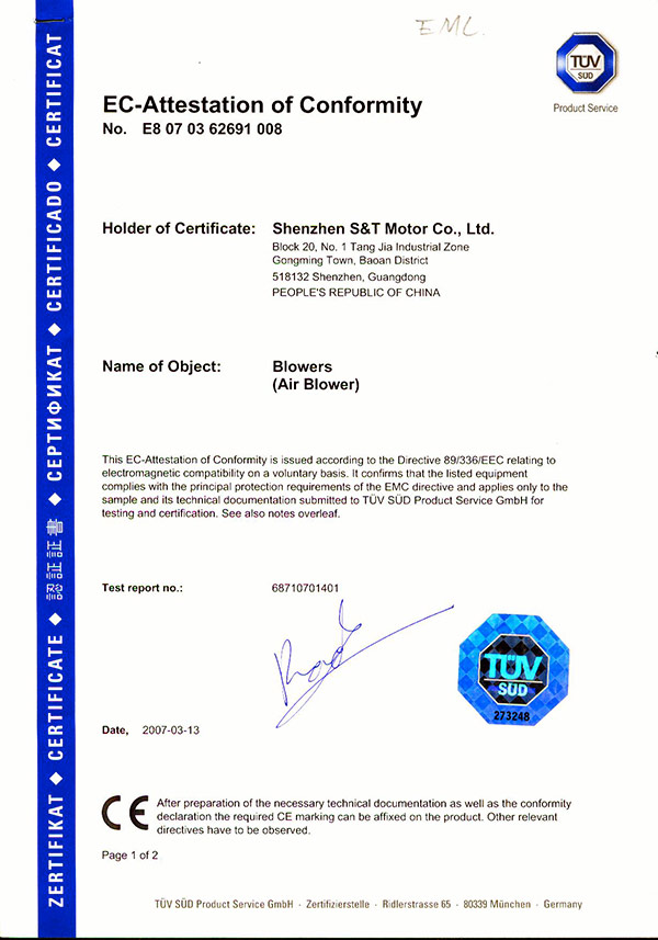 ac-blowers-TUV-CE-EMC-Certificate