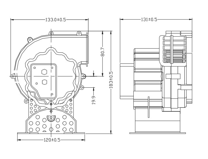 Dimensions Drawing