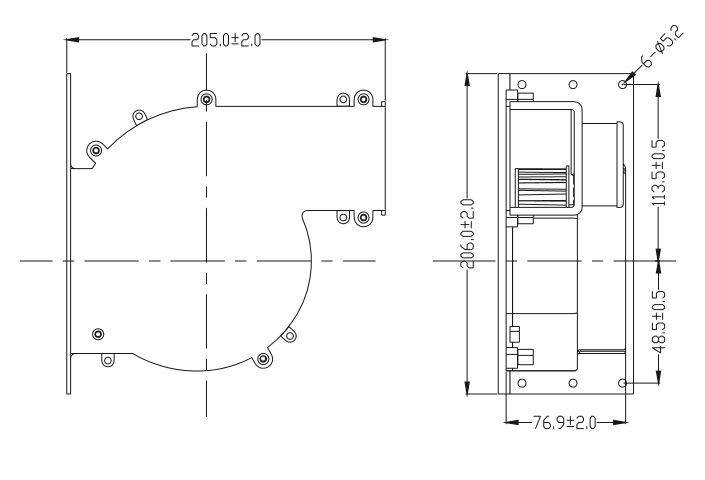 Dimensions Drawing