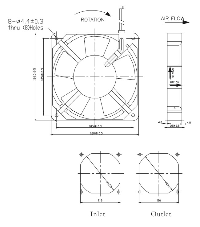 Dimensions Drawing