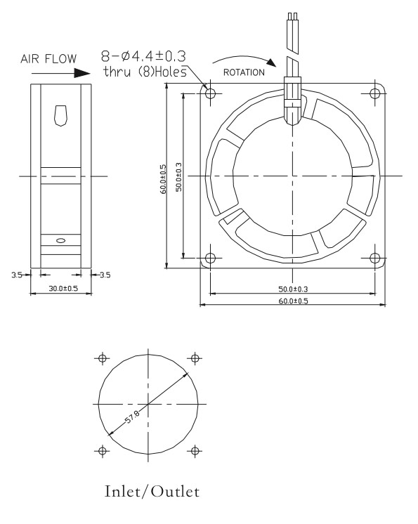 Dimensions Drawing