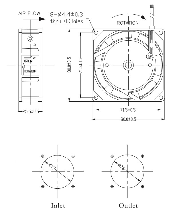 Dimensions Drawing