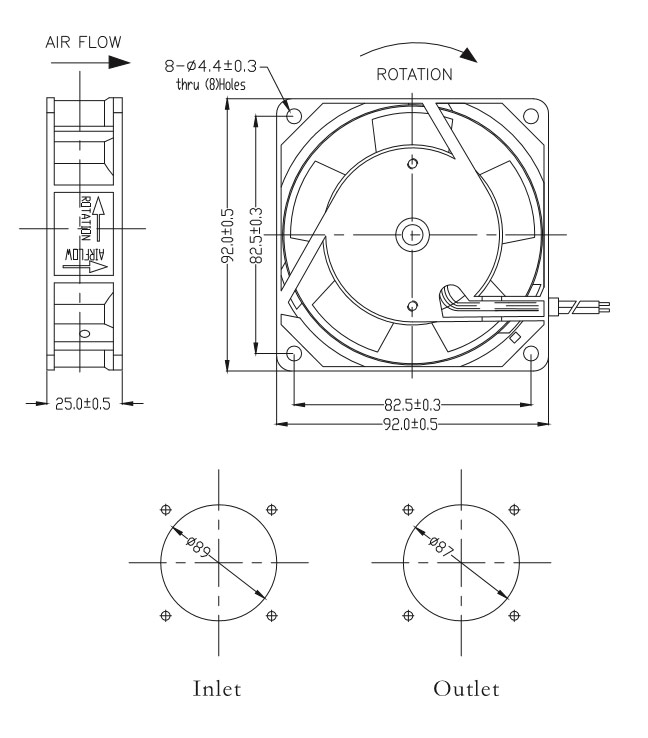 Dimensions Drawing