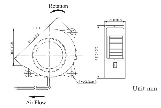 Dimensions Drawing