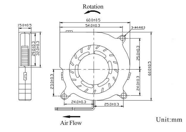 Dimensions Drawing