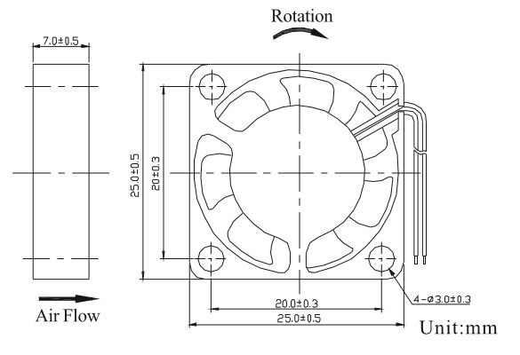 Dimensions Drawing