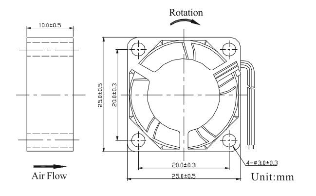 Dimensions Drawing