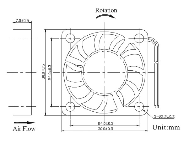 Dimensions Drawing